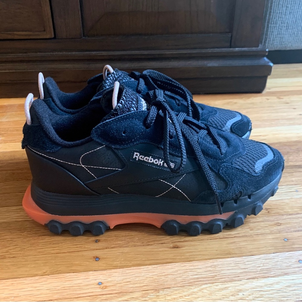 SOLD - Reebok Classic Leather x Cardi B “Core Black & Fiery Orange”